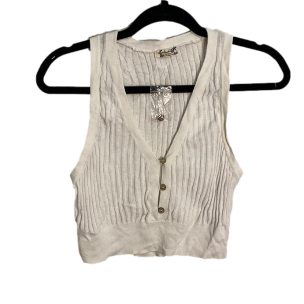 Free People Saturday Morning Crop NWOT size small